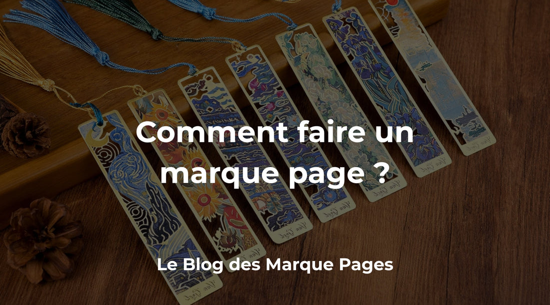 Comment faire un marque page ?