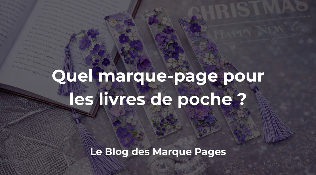 Quel marque-page utiliser pour les livres de poche fragiles ?