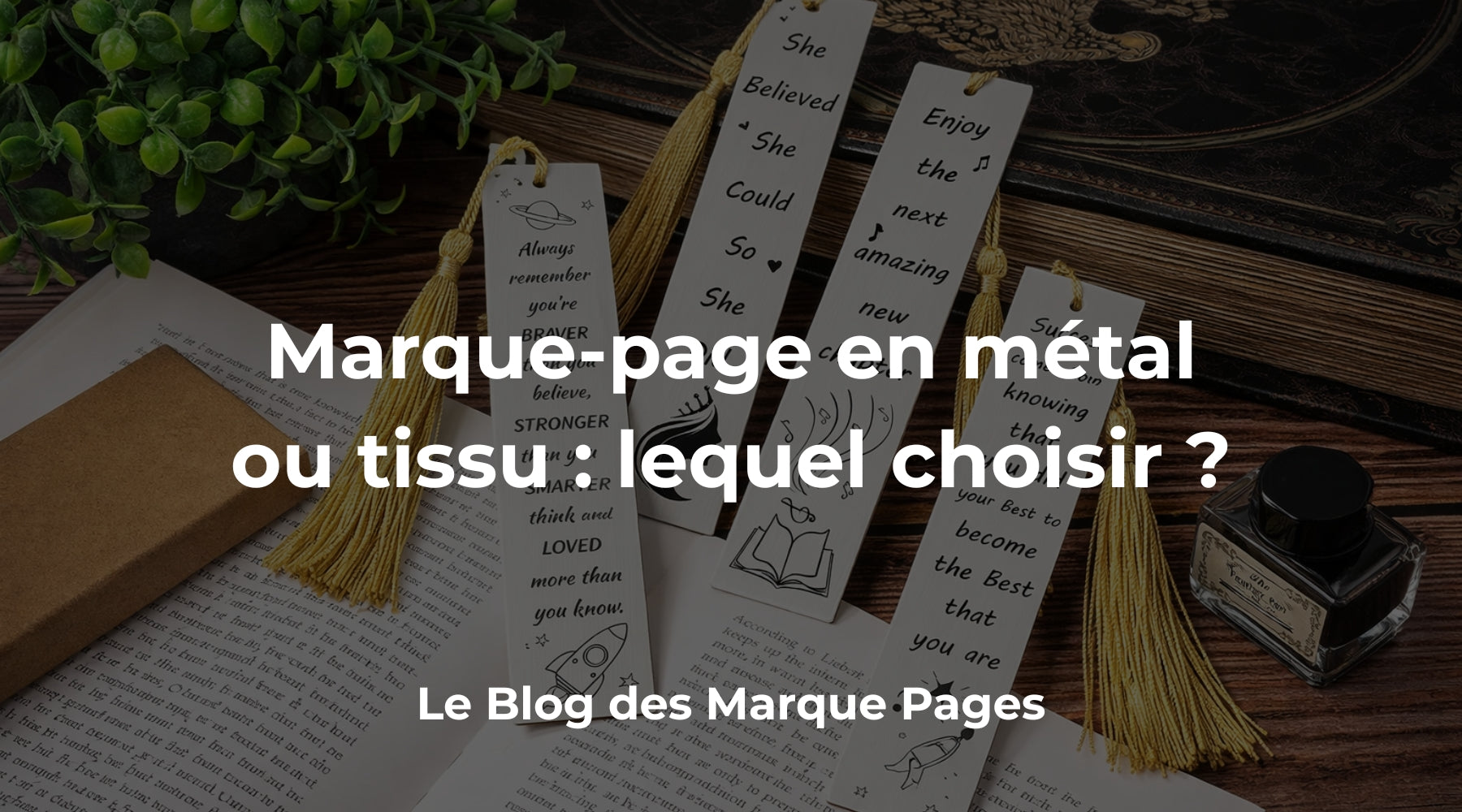 Marque-page en métal ou tissu : lequel est le plus sûr ?