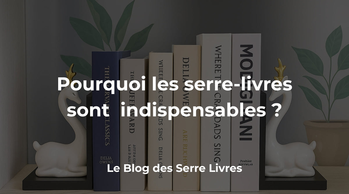 Pourquoi les serre-livres sont des pièces indispensables chez vous ? - Mon Serre Livre