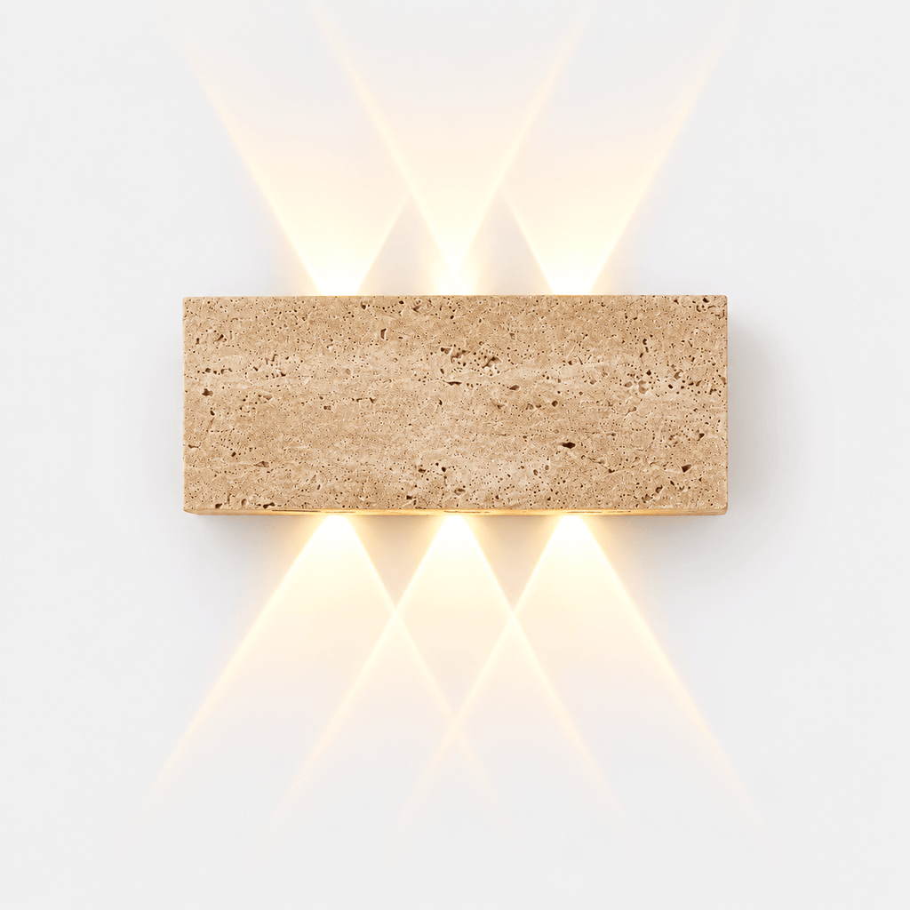 Applique Murale LED Travertin Rectangulaire