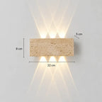 Applique Murale LED Travertin Rectangulaire