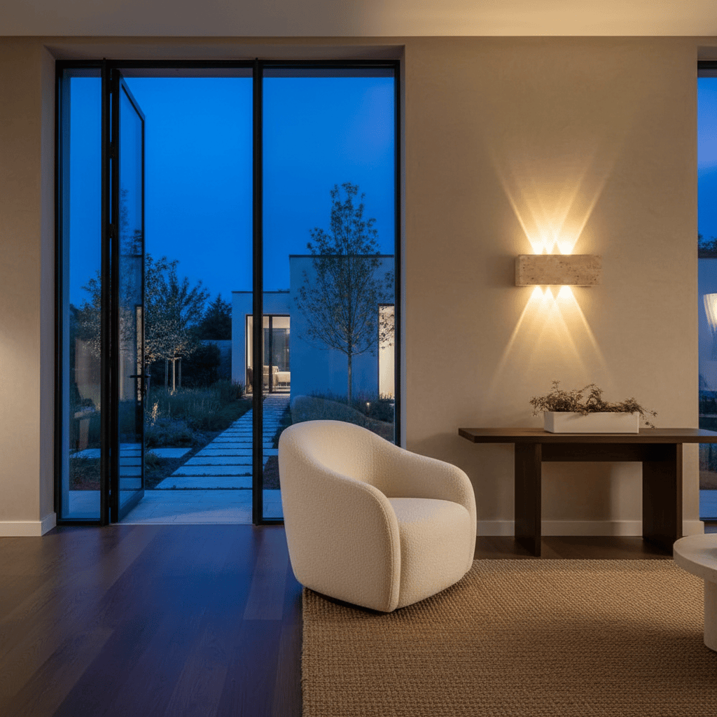 Applique Murale LED Travertin Rectangulaire