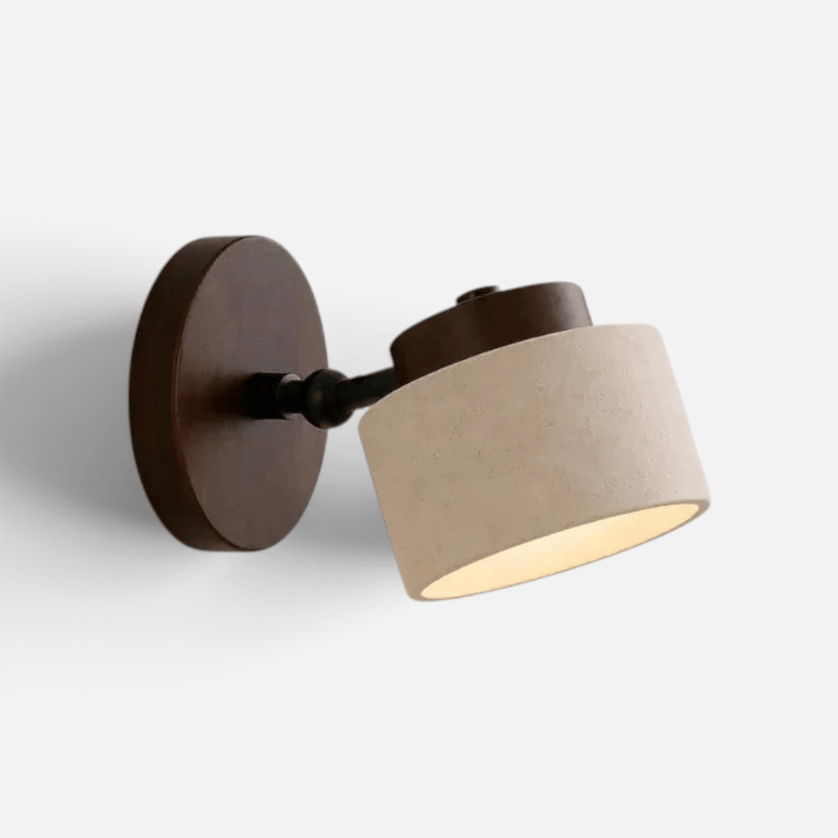 Applique Murale Spot Orientable Travertin Bois