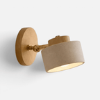 Applique Murale Spot Orientable Travertin Bois