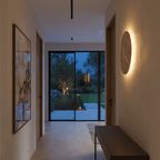 Applique Murale Travertin Ronde LED Halo