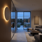 Applique Murale Travertin Ronde LED Halo
