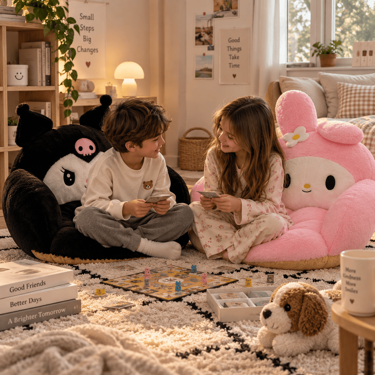 Coussin Coin Lecture Enfant