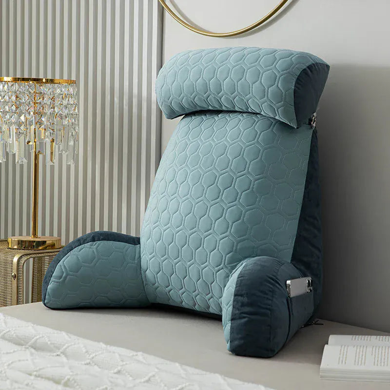 Coussin de Lecture Bleu Clair