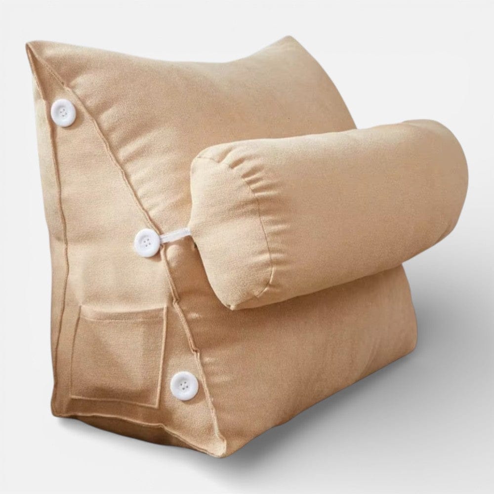 Coussin Triangulaire Beige