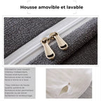 Coussin Triangulaire Bleu Clair
