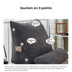 Coussin Triangulaire Bleu Clair