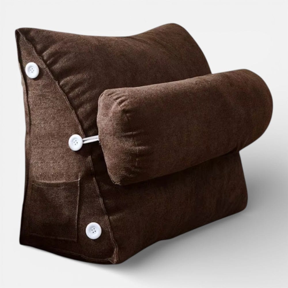 Coussin Triangulaire Brun