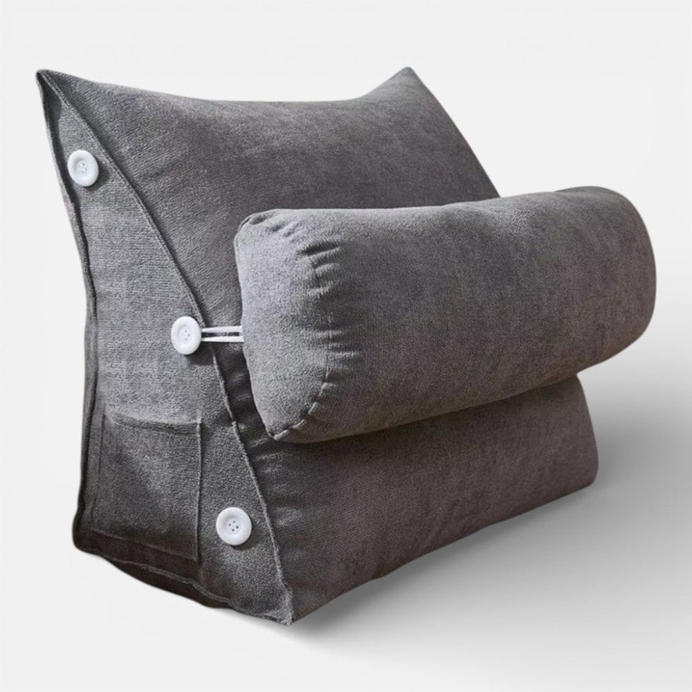 Coussin Triangulaire Gris