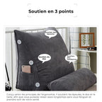 Coussin Triangulaire Jaune
