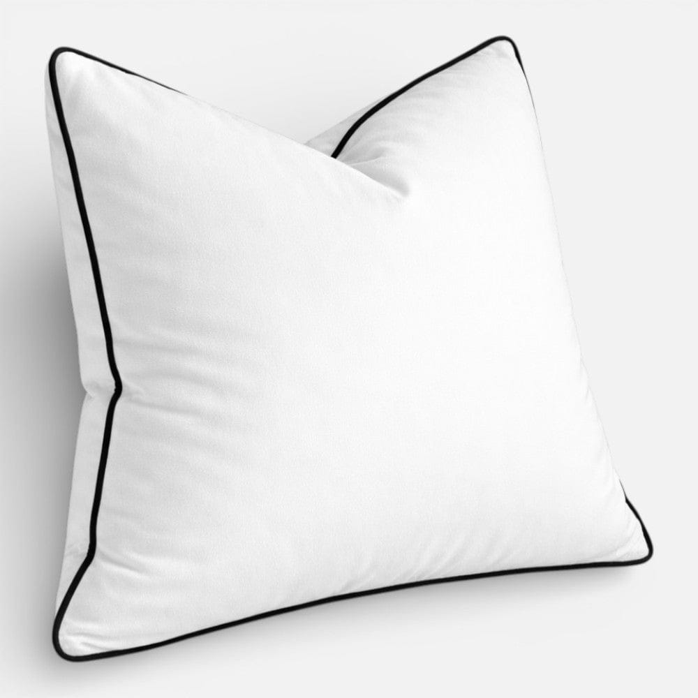 Housse de Coussin Noir et Blanc