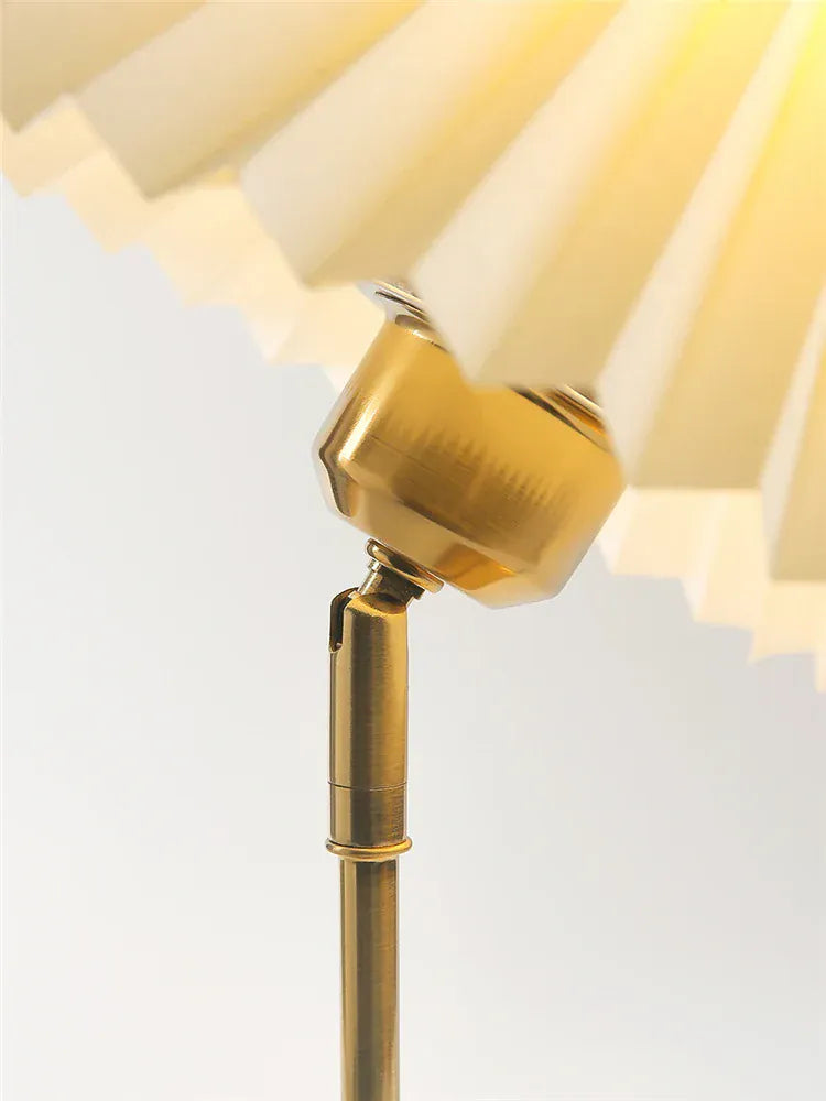 Lampe de Chevet Abat Jour Plissé