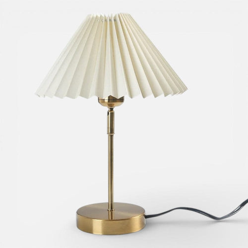 Lampe de Chevet Abat Jour Plissé