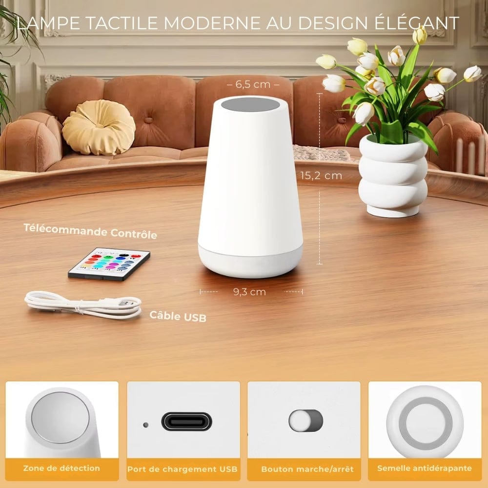 Lampe de Chevet avec Veilleuse