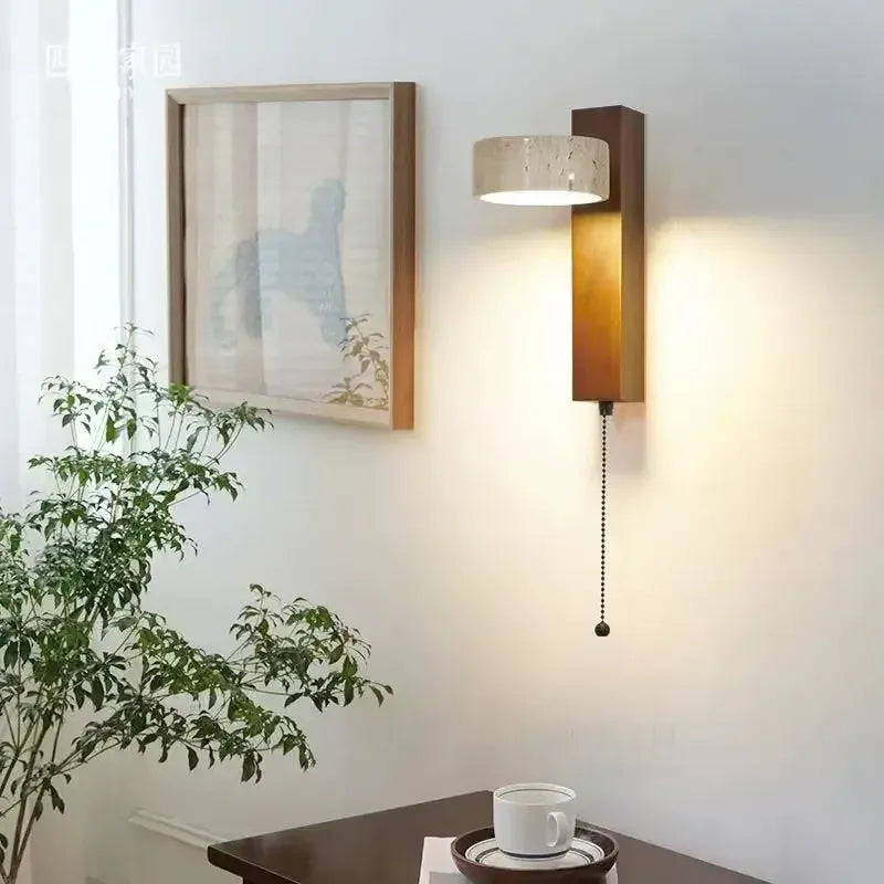 Lampe de Chevet Bois Scandinave