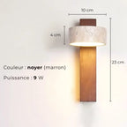 Lampe de Chevet Bois Scandinave