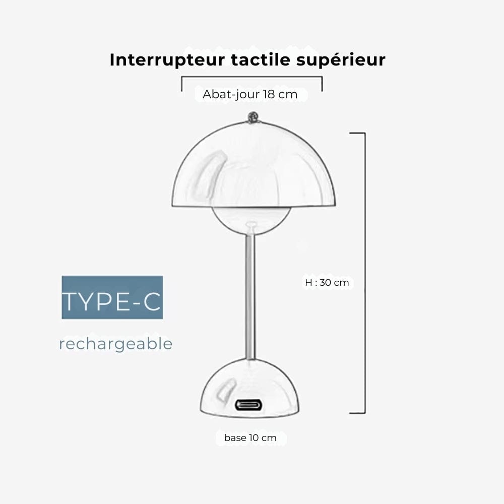 Lampe de Chevet Champignon