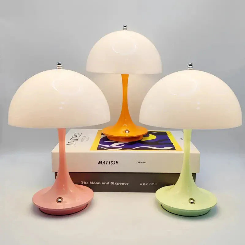 Lampe de Chevet Champignon Arrondi