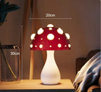 Lampe de Chevet Champignon Rouge