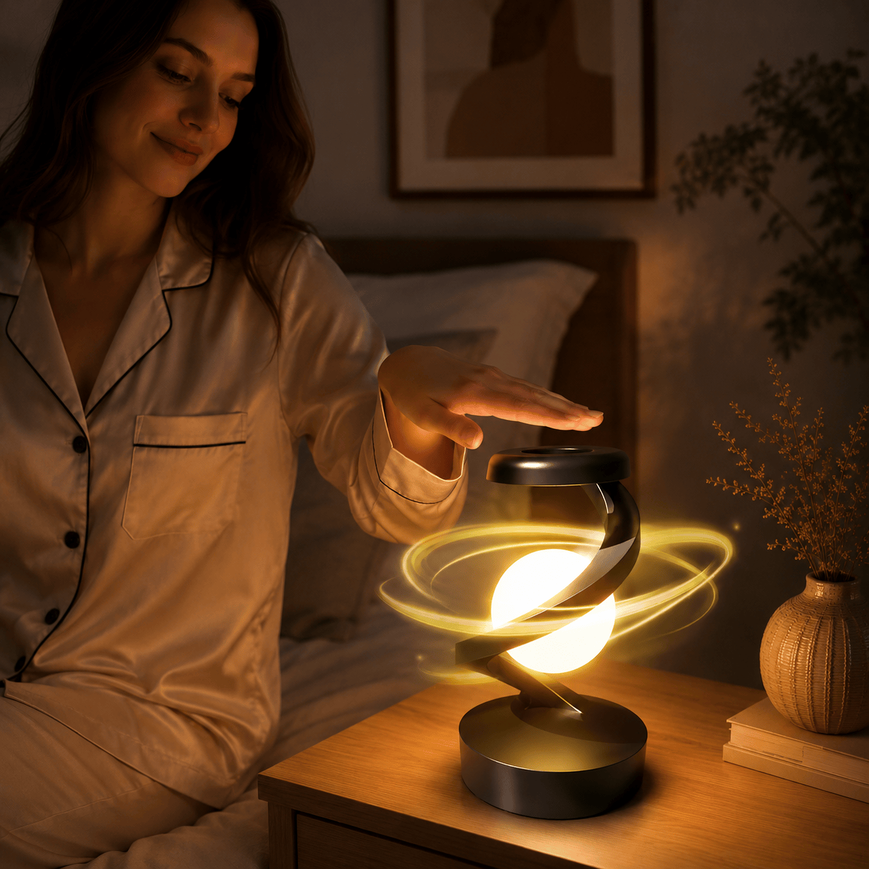 Lampe de Chevet Chargeur Induction