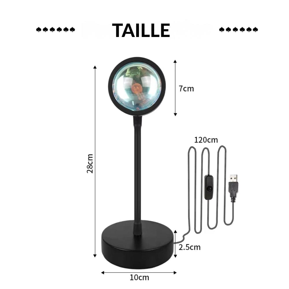 Lampe de chevet Coucher de Soleil