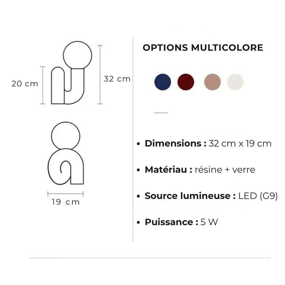 Lampe de Chevet Design Luxe