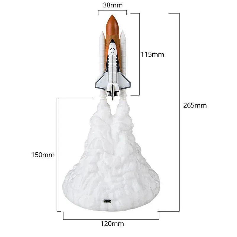 Lampe de Chevet Fusée