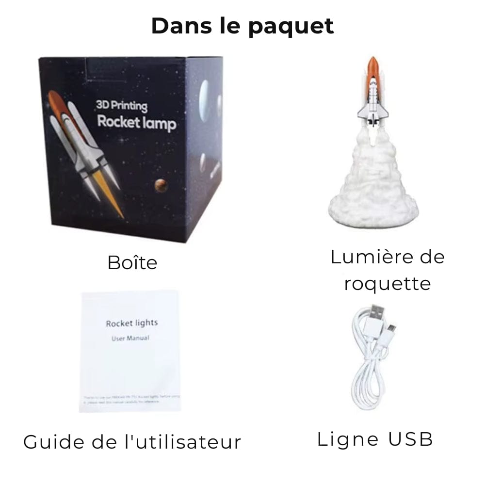 Lampe de Chevet Fusée