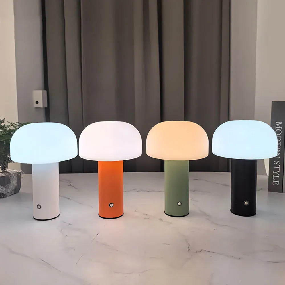 Lampe de Chevet LED Champignon Tactile