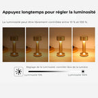 Lampe de Chevet Metal Argenté