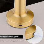 Lampe de Chevet Metal Argenté