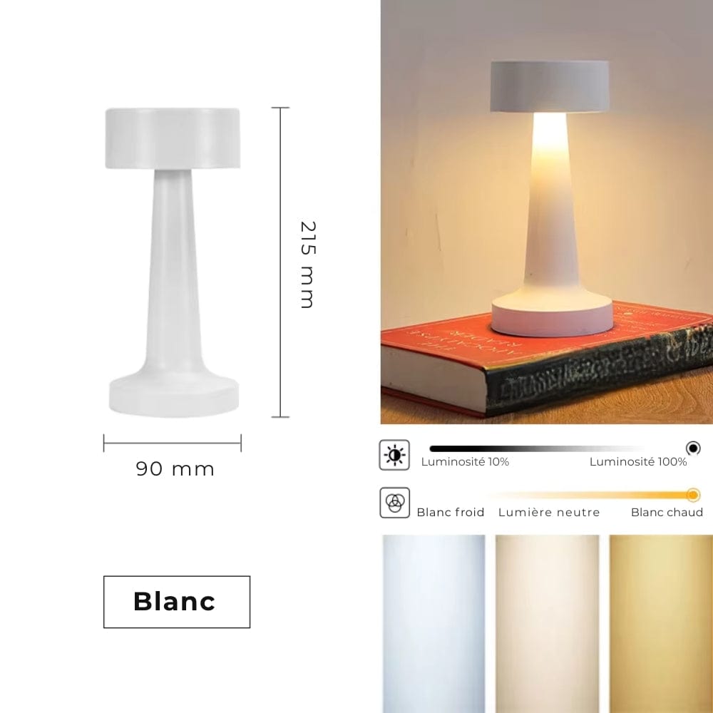Lampe de Chevet Metal Blanc