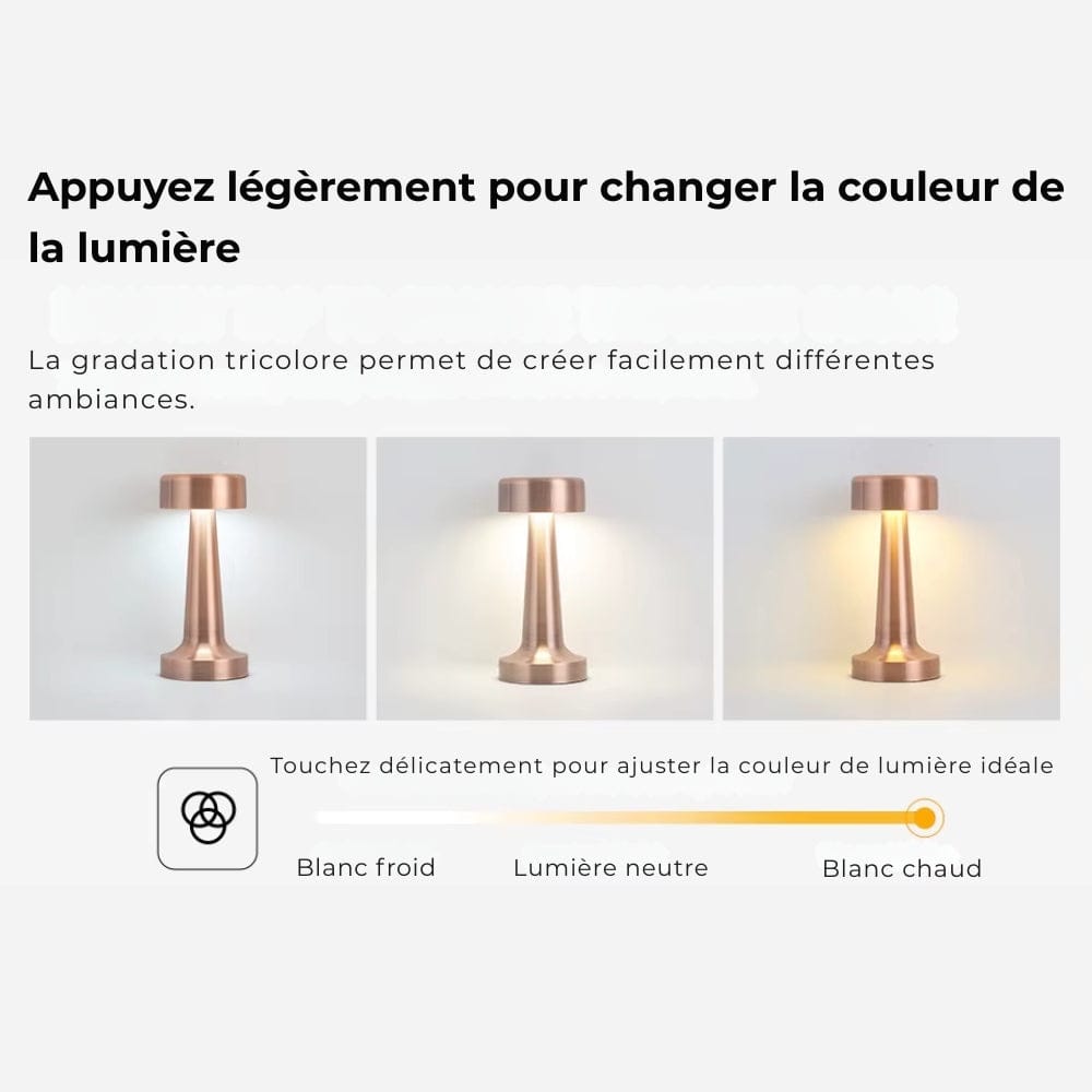 Lampe de Chevet Metal Blanc