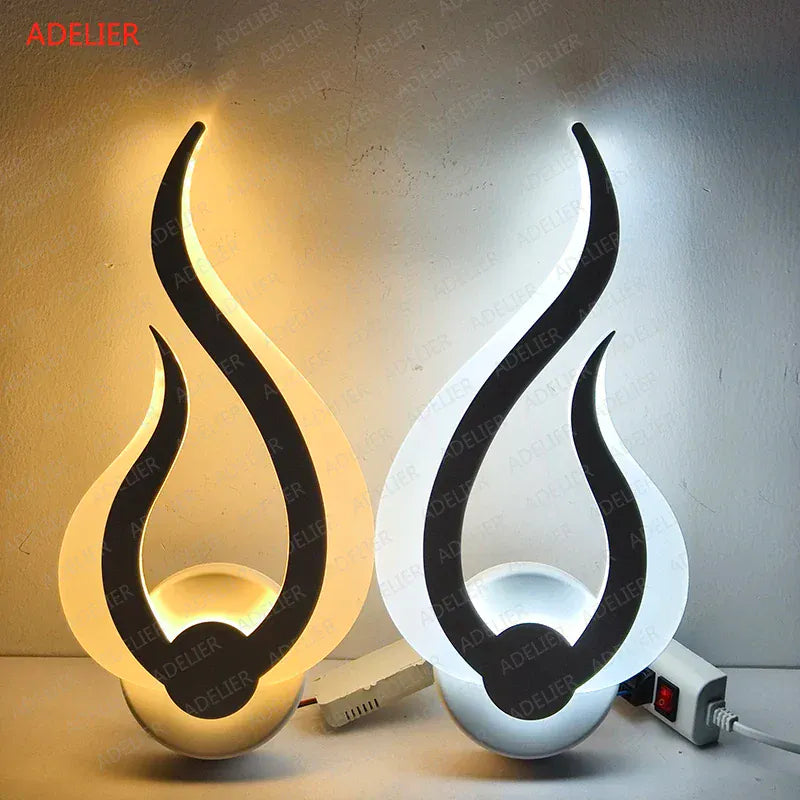 Lampe de Chevet Mural Flamme