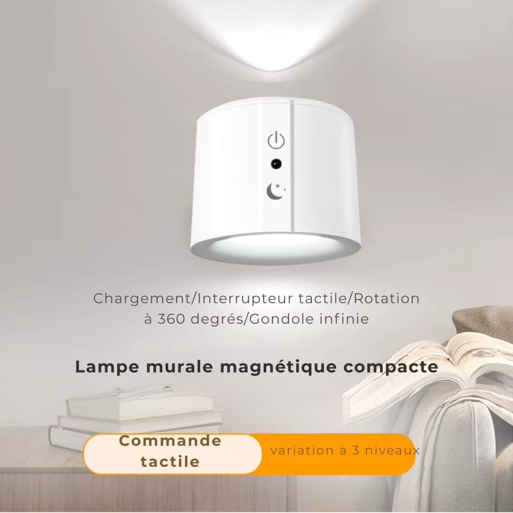 Lampe de Chevet Murale LED Rotative