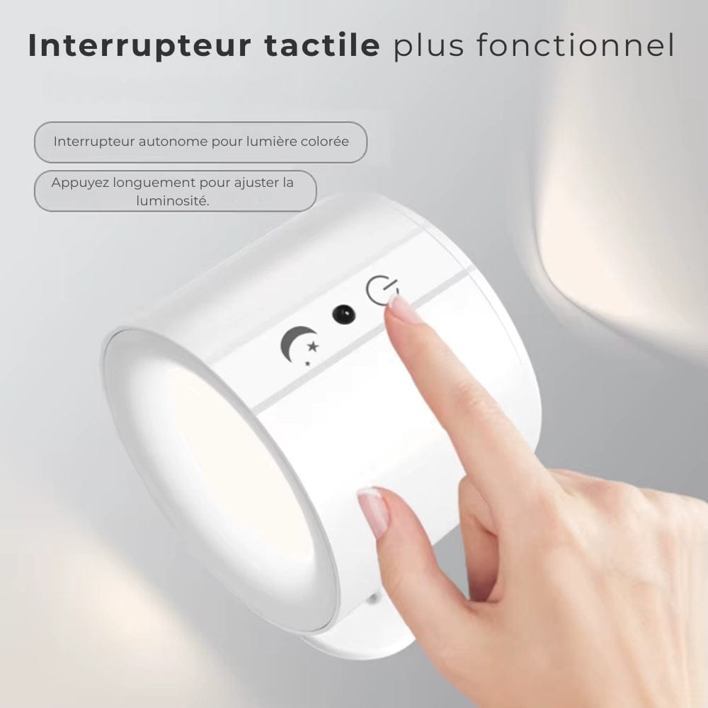 Lampe de Chevet Murale LED Rotative