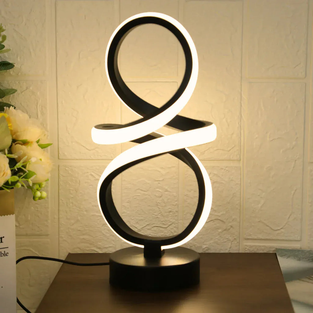 Lampe de Chevet Noire Design