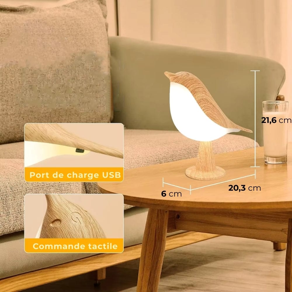 Lampe de Chevet Oiseau