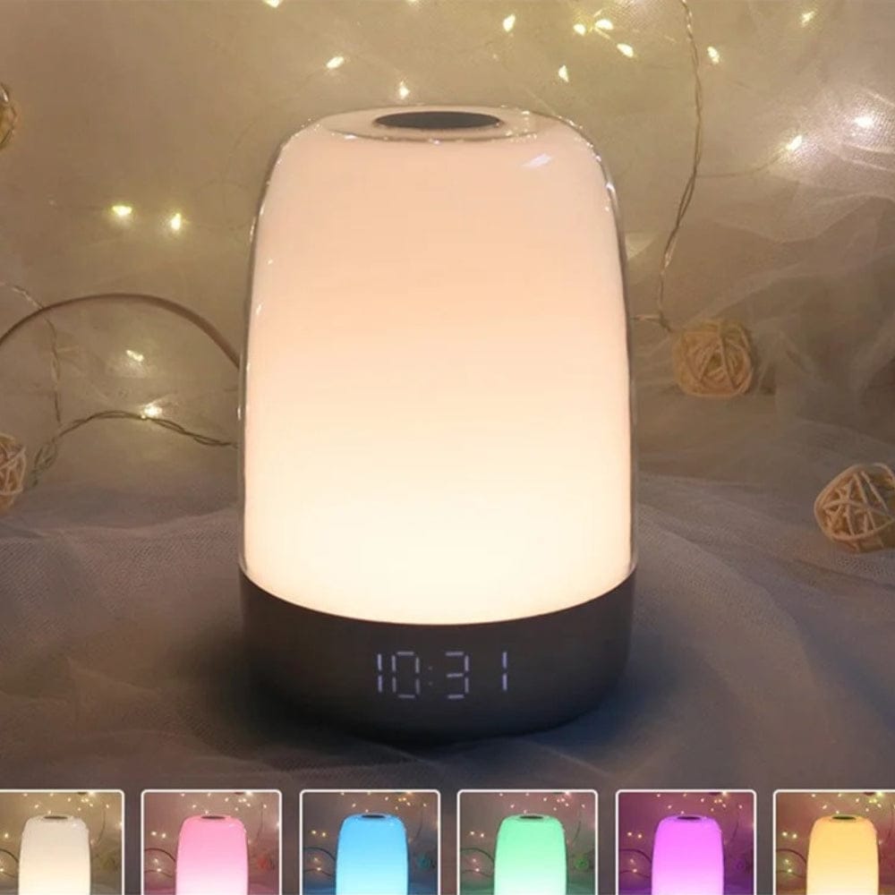Lampe de Chevet Réveil Cylindrique