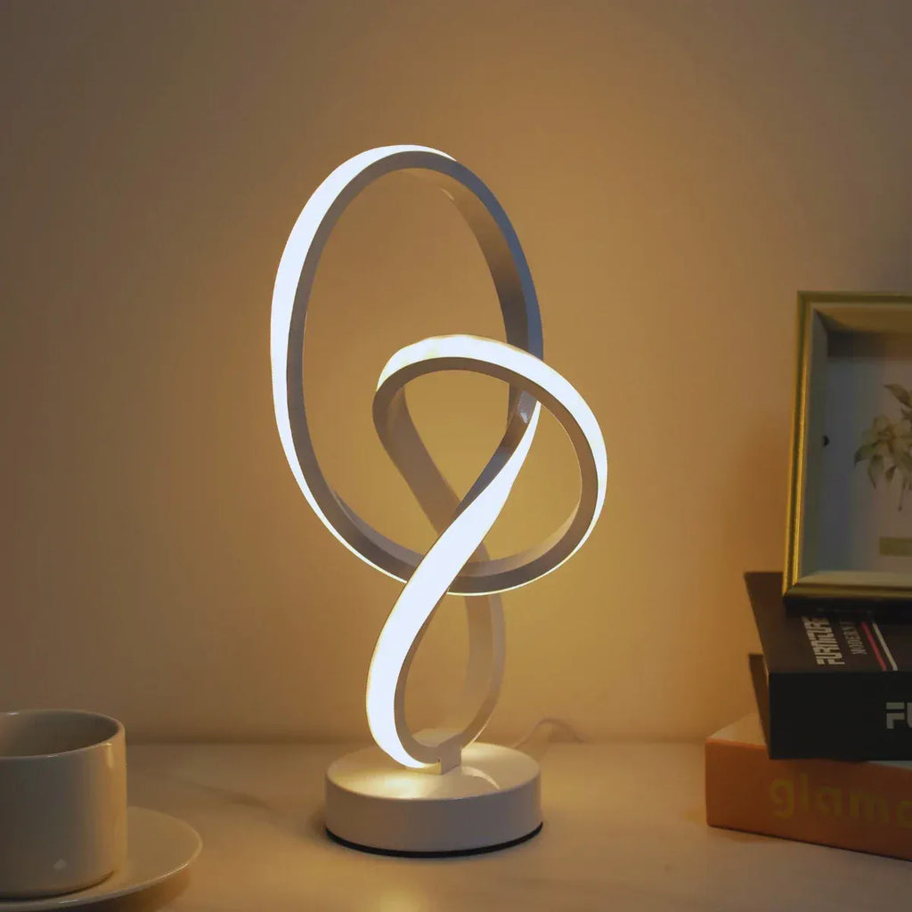 Lampe de Chevet Spirale Luxe