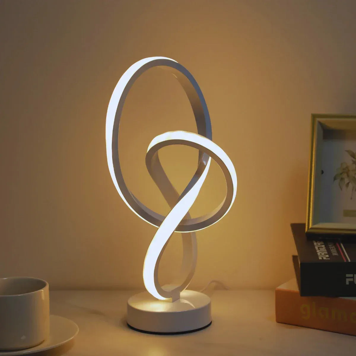 Lampe de Chevet Spirale Luxe