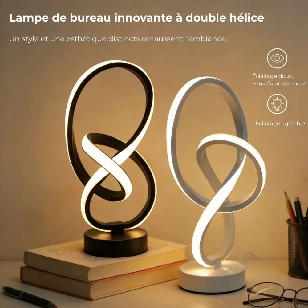 Lampe de Chevet Spirale Luxe