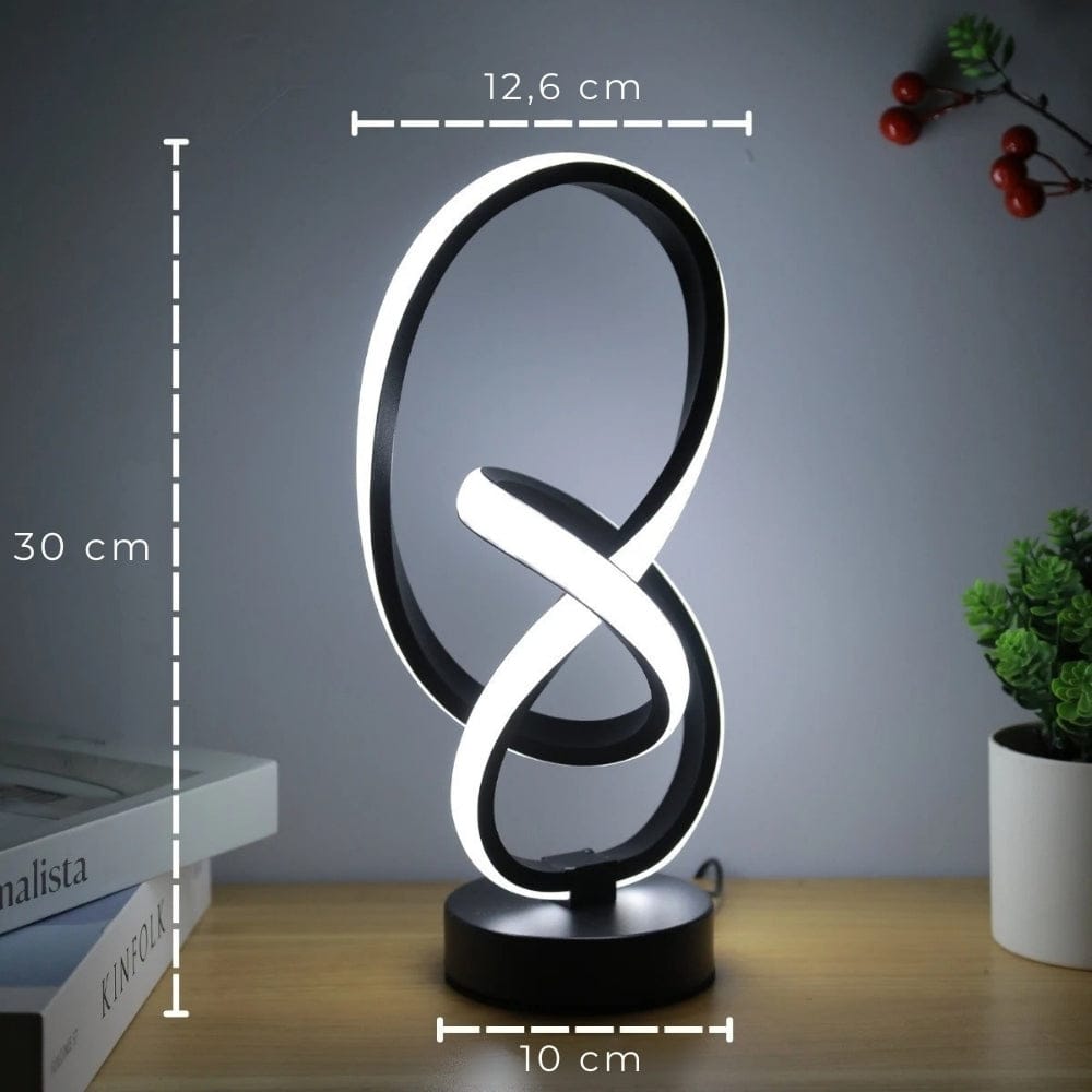 Lampe de Chevet Spirale Luxe