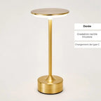 Lampe de Chevet Tactile Dorée