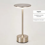 Lampe de Chevet Tactile Grise